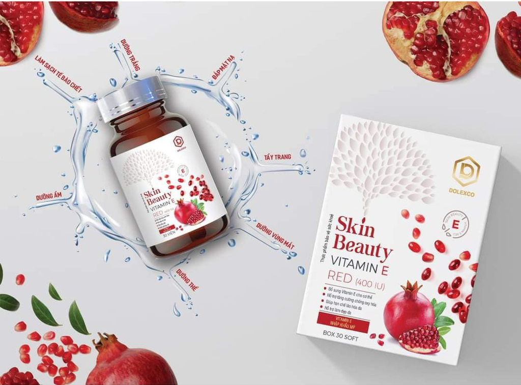 SKIN BEAUTY VITAMIN E RED 1 SKIN BEAUTY VITAMIN E RED