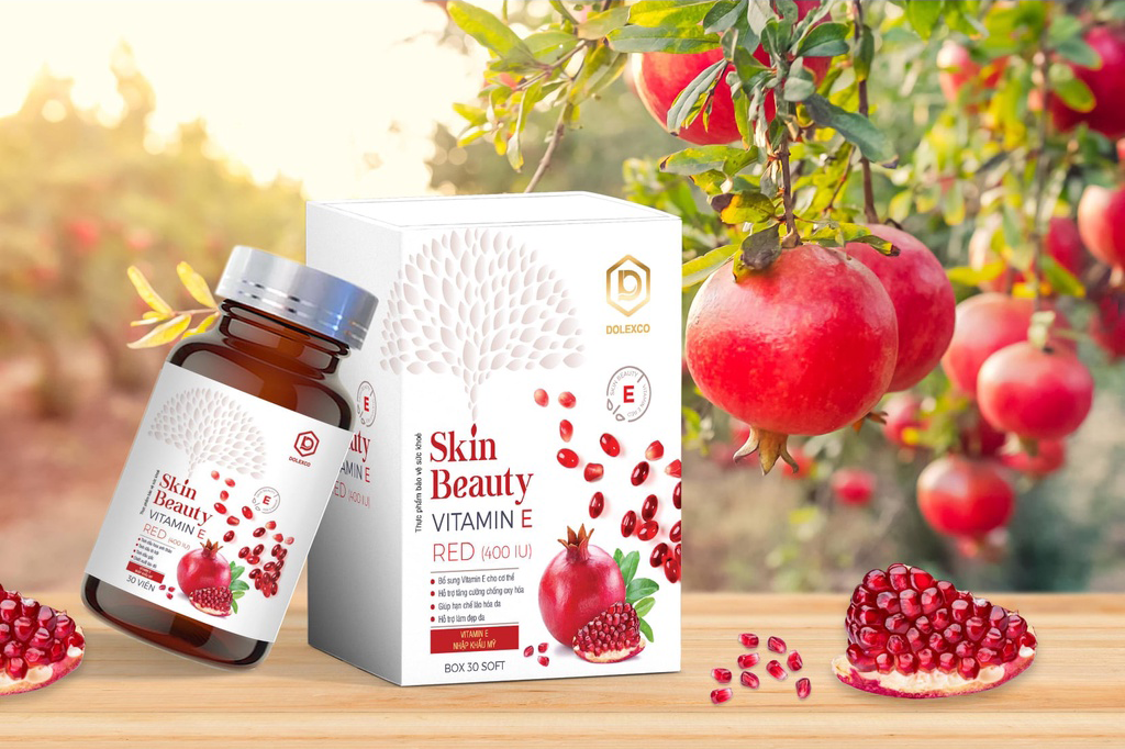 SKIN BEAUTY VITAMIN E RED 3 Công dụng của SKIN BEAUTY VITAMIN E RED