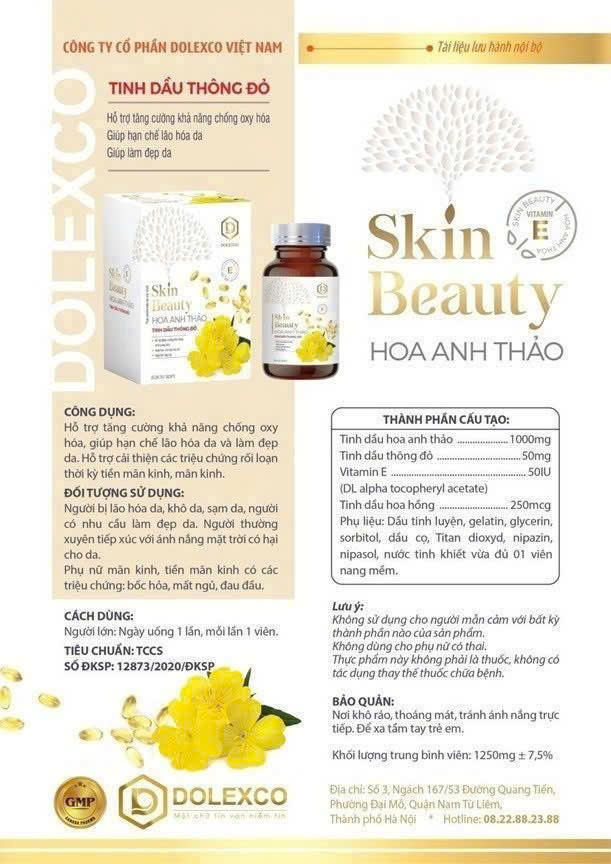 Thành phần chi tiết của Skin Beauty Hoa Anh Thảo