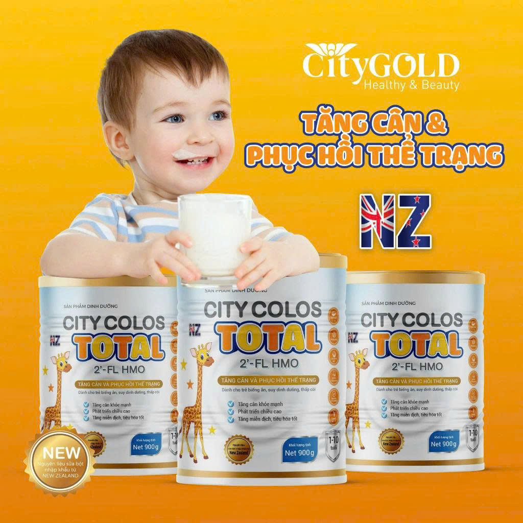 CITY COLOS TOTAL 1 Giới thiệu sản phẩm sữa CITY COLOS TOTAL