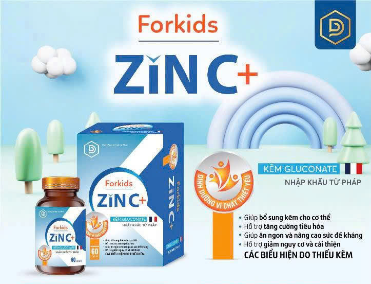 FORKIDS ZINC 3 Công dụng và cách sử dụng Forkids Zinc